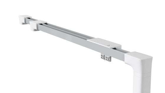 좋은 가격 L500cm 0.6 밀리미터 두꺼운 자동 커튼 트랙 시스템 조정할 수 있는 천장 커튼 트랙 온라인