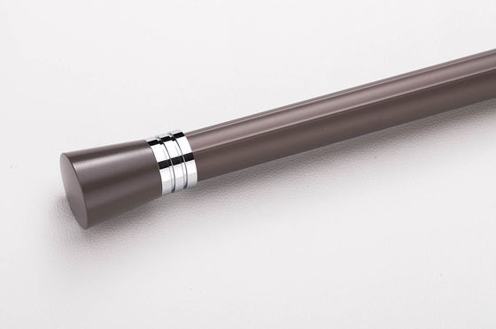 좋은 가격 aluminum material extra thick strong bearing curtain rod for heavy curtains with aluminum finals 온라인으로