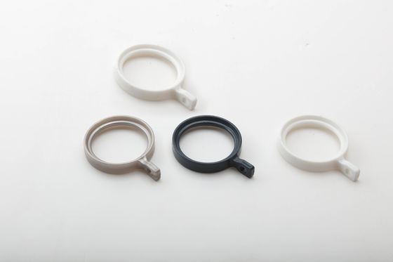 좋은 가격 Plastic Boningsi 2mm Thickness Curtain Rod Rings For Bathroom 온라인으로