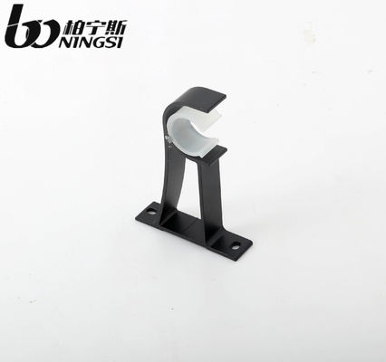 좋은 가격 금속 흑색 컬러 22 밀리미터 상한 커튼 로드 브래킷 커튼 로드 행거 온라인으로